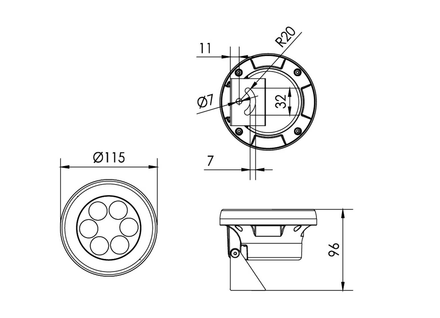 Подводный светильник Systemlight Aqua 6