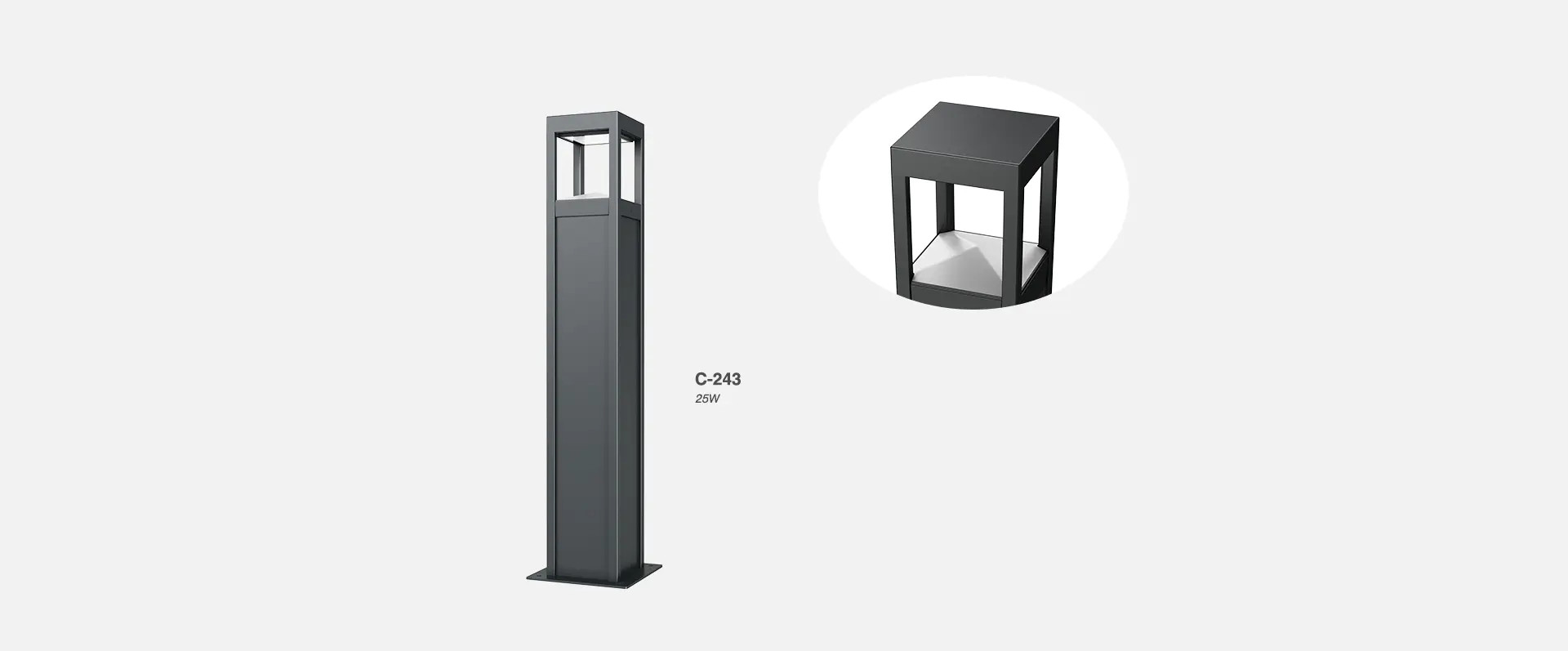 Боллард Systemlight Corso Frame